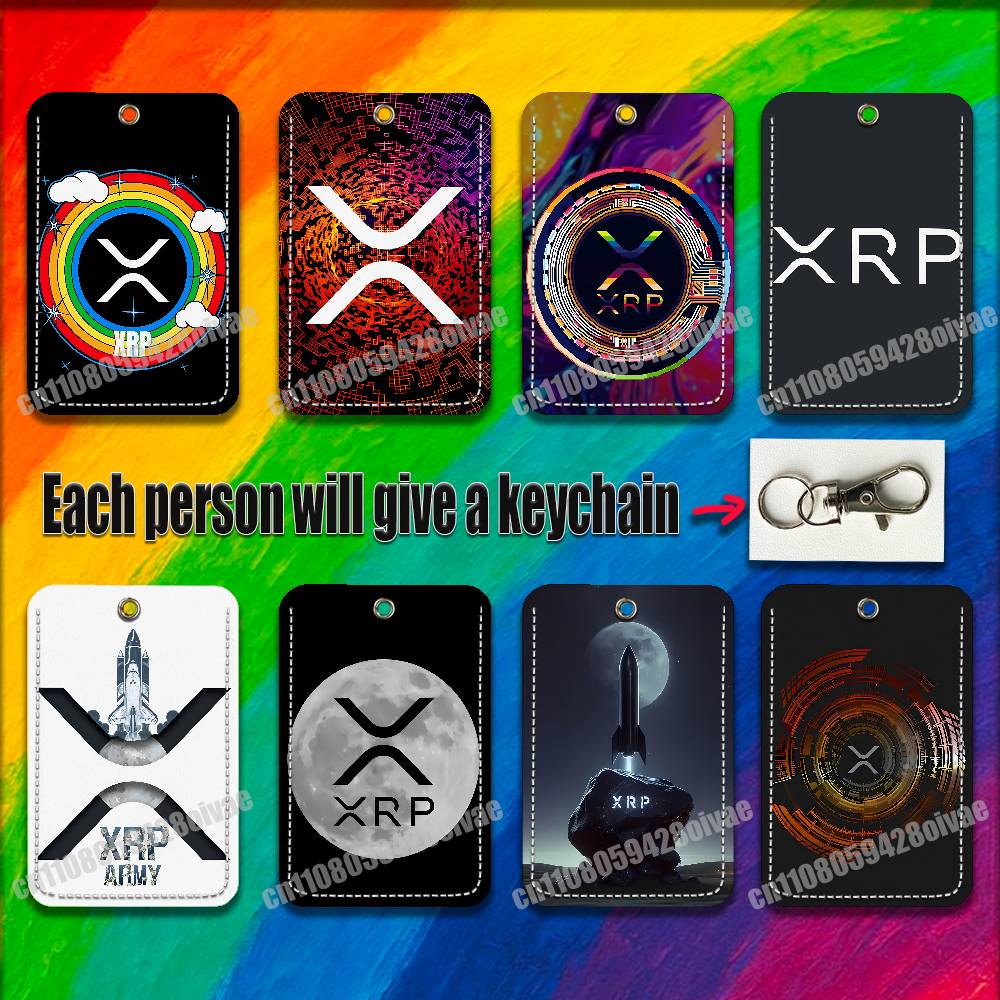 Index Card Holder - Xrp Ripple Krypto-Digitale Währung für Ausweishüllen,