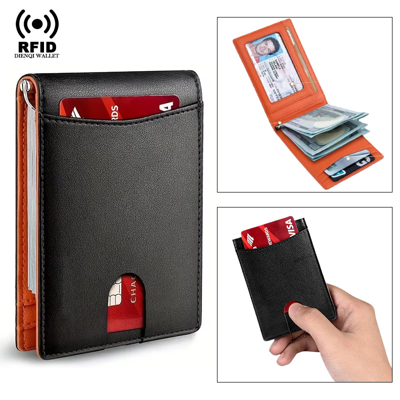Index Card Holder - Visitenkartenhalter, Kreditkartenetui, Leder, ultradünn, intelligente Geldbörse