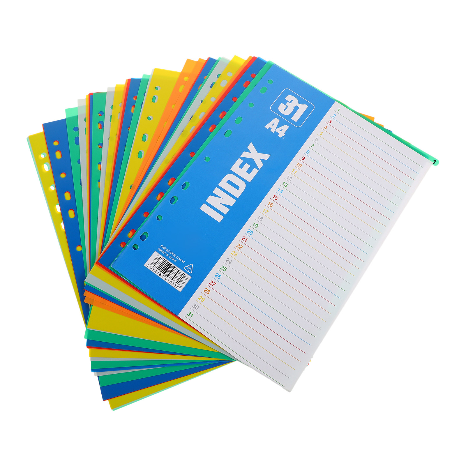 Tab Divider A4 - 1 Satz Trennblätter A4 mit 11