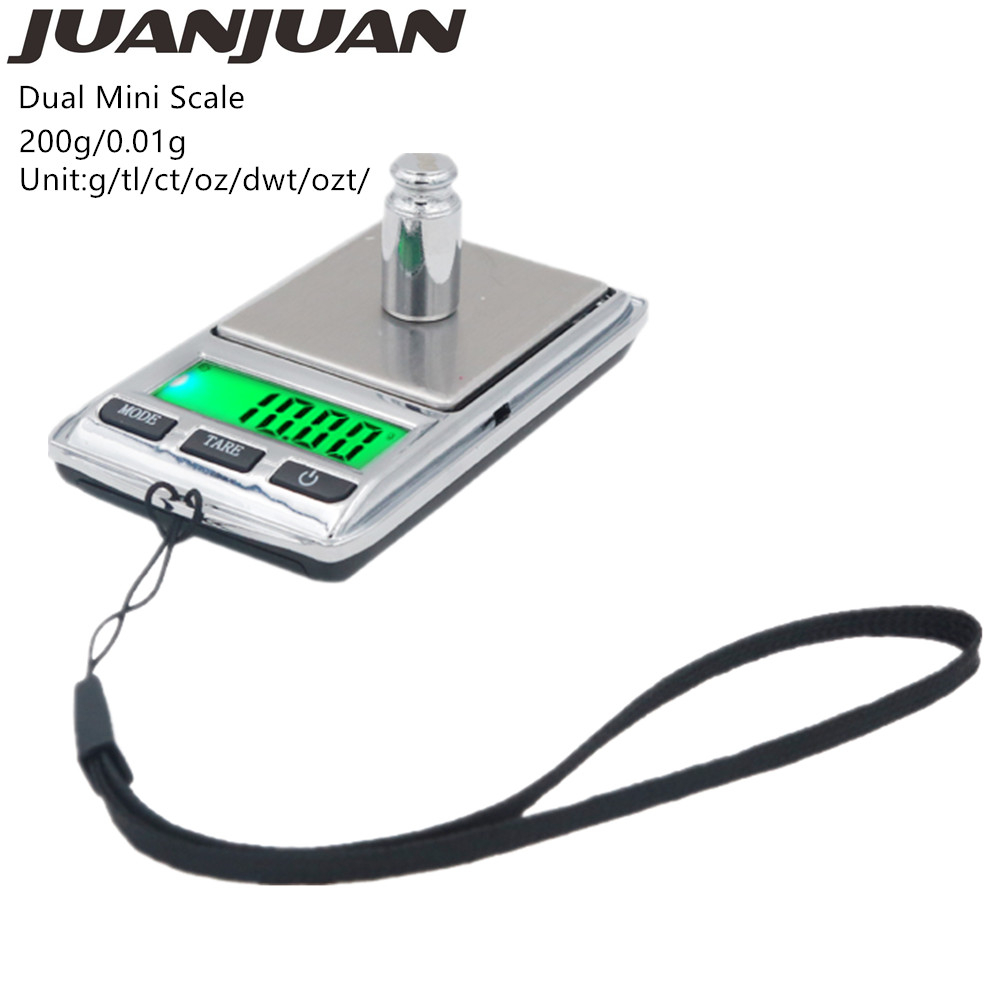 Tape Dispenser Weighted - 200g/0,01g Mini Dual Digital Waage Tasche