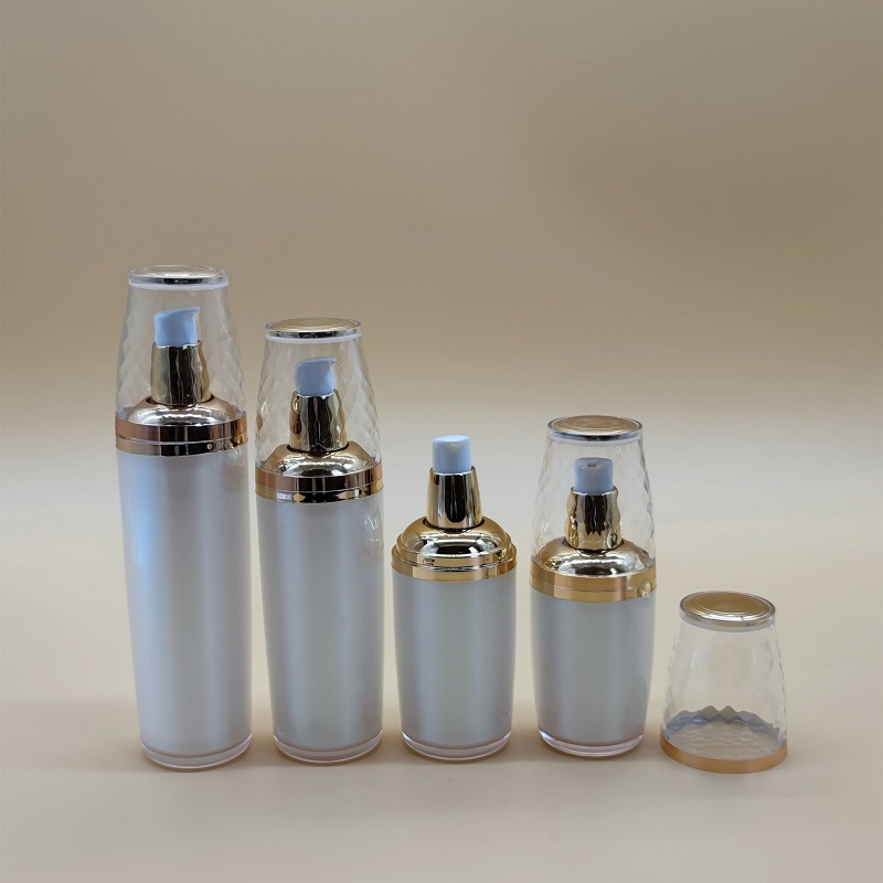 Gel Refill Pack - 120 ml Schüsselform Acryl Pumpflasche Serum/Lotion/Emulsion/Grundierung/Gel
