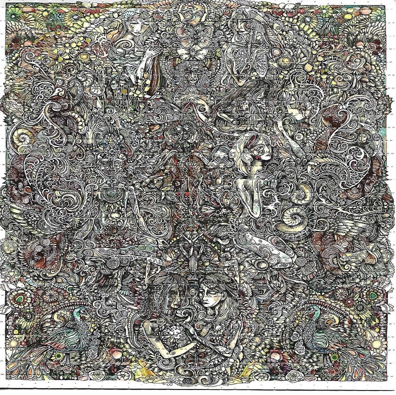 Ink Blotter Paper - Alles Psychedelic LSD Säurefreier Löschpapier Kunstdruck