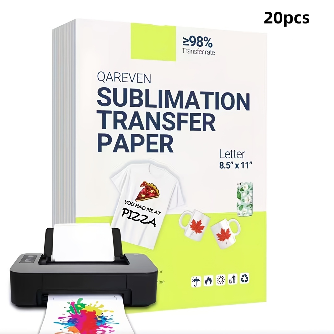 Ink Blotter Paper - 5/10/20/100 Sublimations-Transferpapier, Blanko, A4-Format, DIY-Designs, geeignet