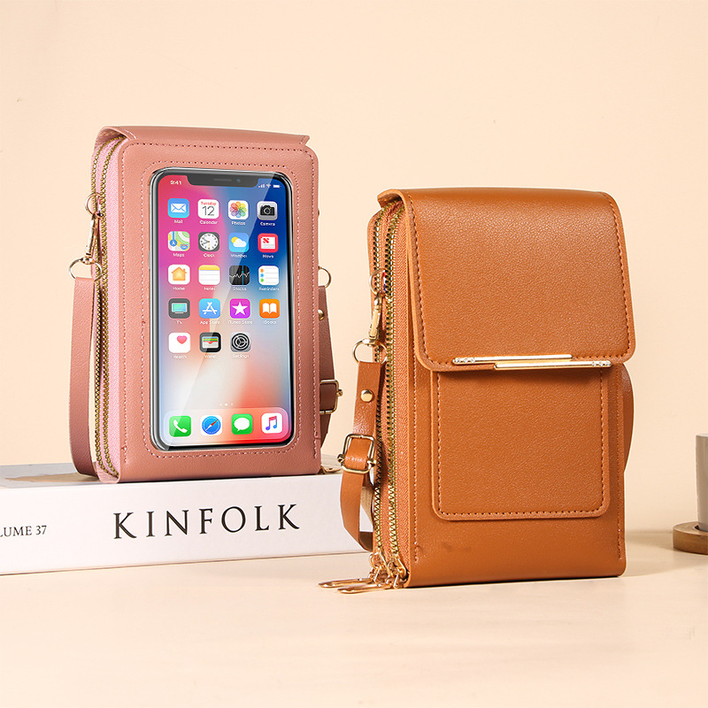 Card Index Box - Neue Modische Touchscreen-Handytasche für Damen Mobiltelefon-Kartenhalter