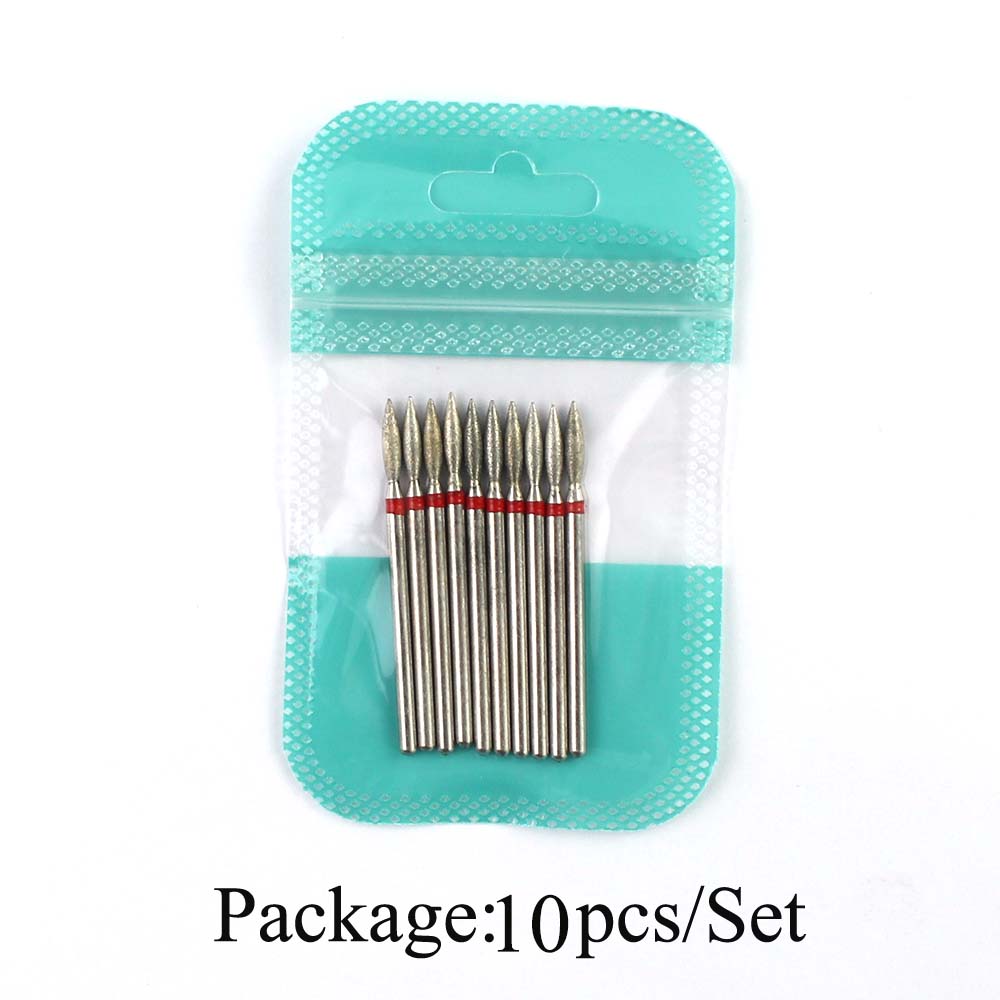 10 stücke Diamant Nagel Bohrer – Gel Refill Pack Bewertung und Preis