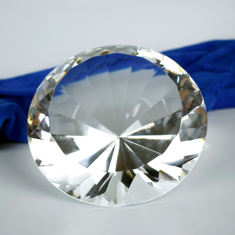 150mm Transparent Optische Kri – Paper Weight Crystal Bewertung und Preis