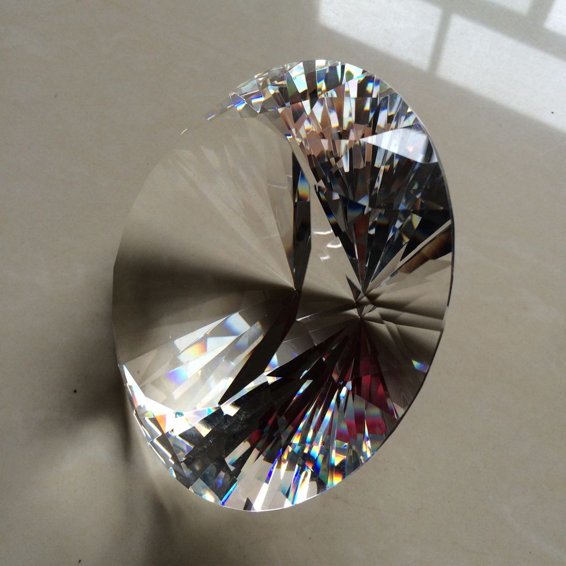 150mm Transparent Optische Kri – Paper Weight Crystal Bewertung und Preis