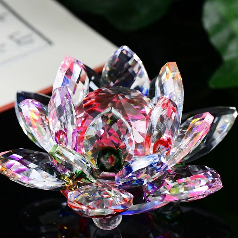 60-140mm Kristall Lotus Blume  – Paper Weight Crystal Bewertung und Preis