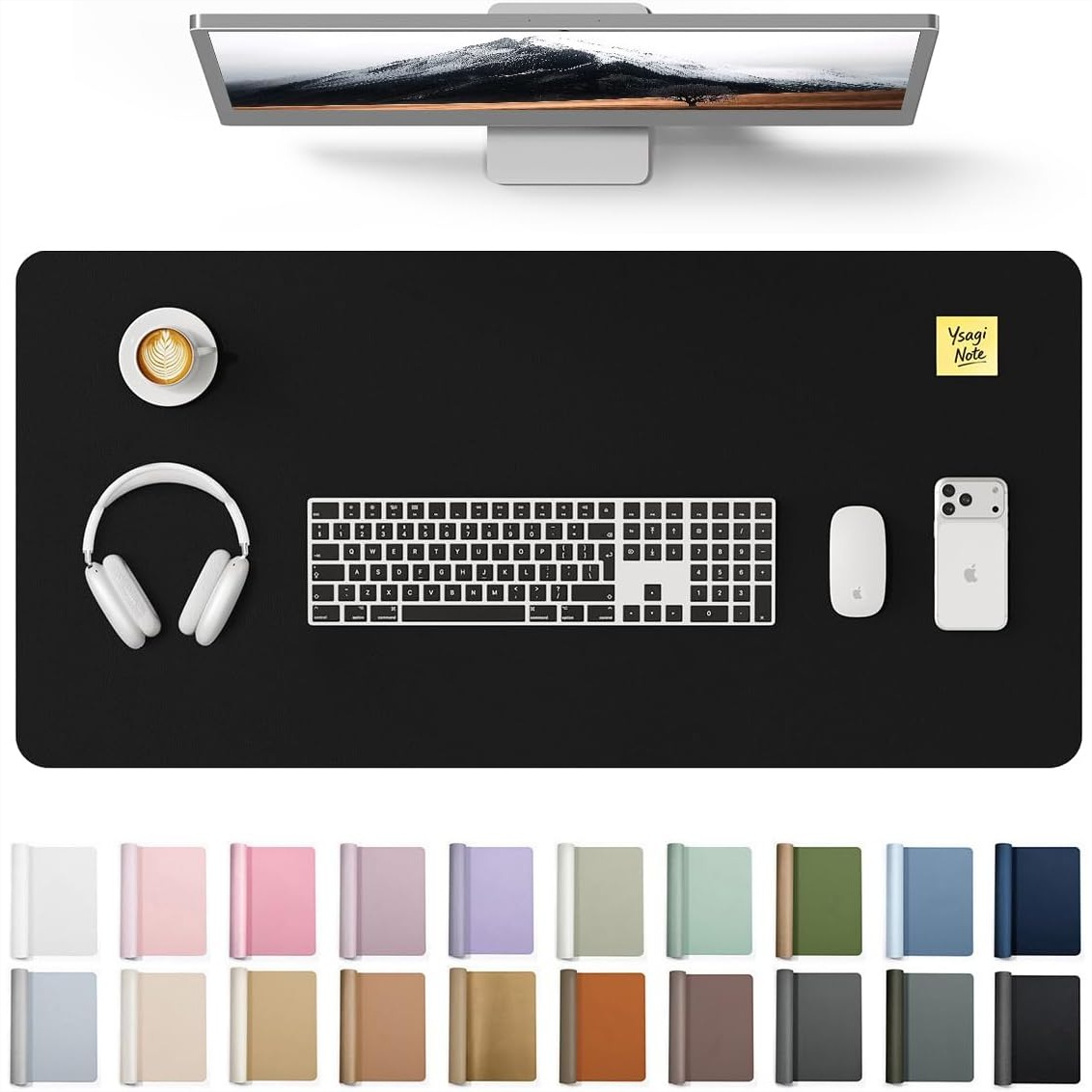 Große PU-Leder Schreibtischunt – Leather Desk Pad Bewertung und Preis
