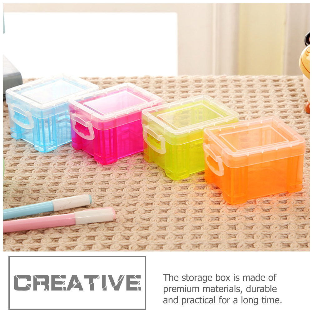 4 Stück bunte Desktop-Aufbewah – Card Index Box Bewertung und Preis