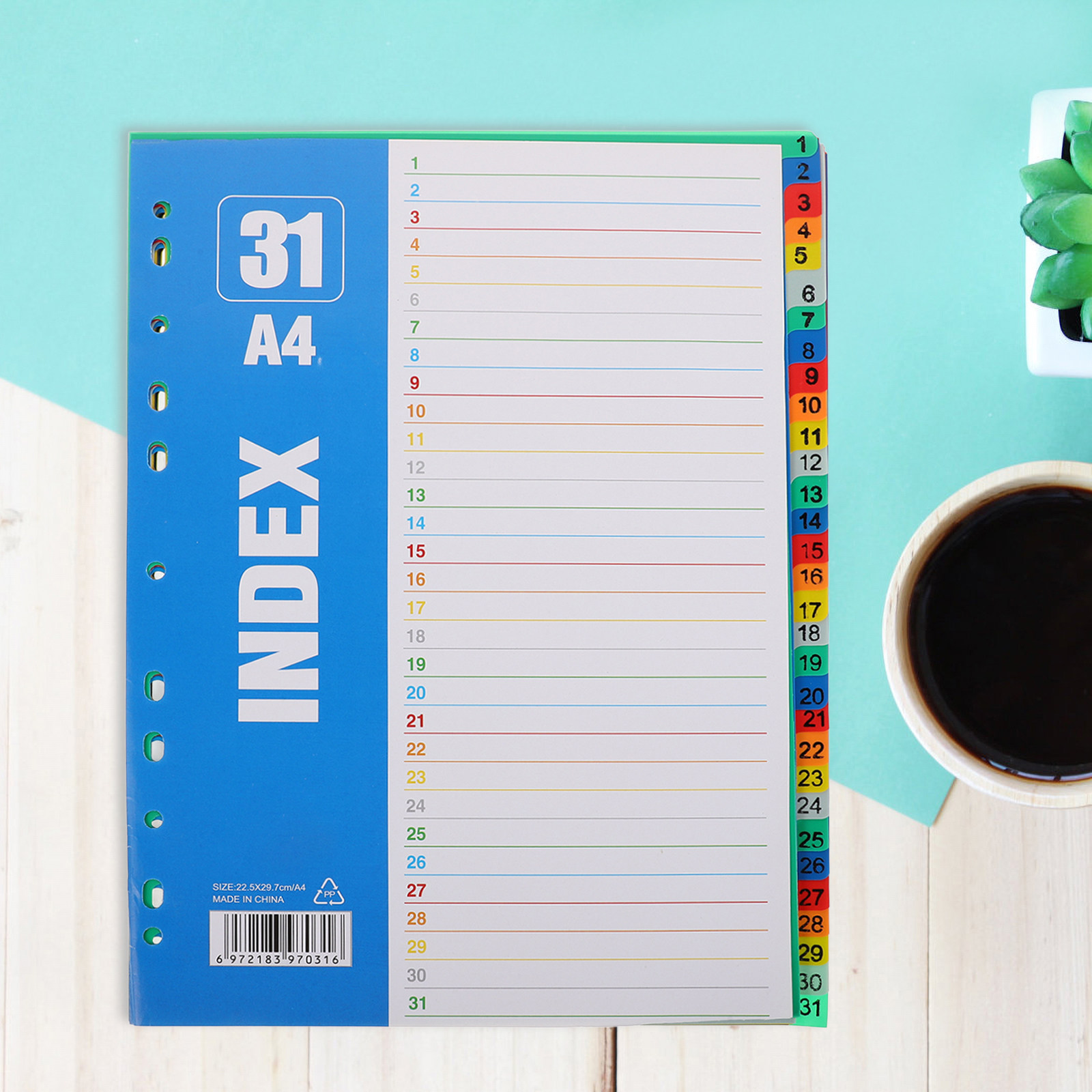 1 Satz Trennblätter A4 mit 11  – Tab Divider A4 Bewertung und Preis