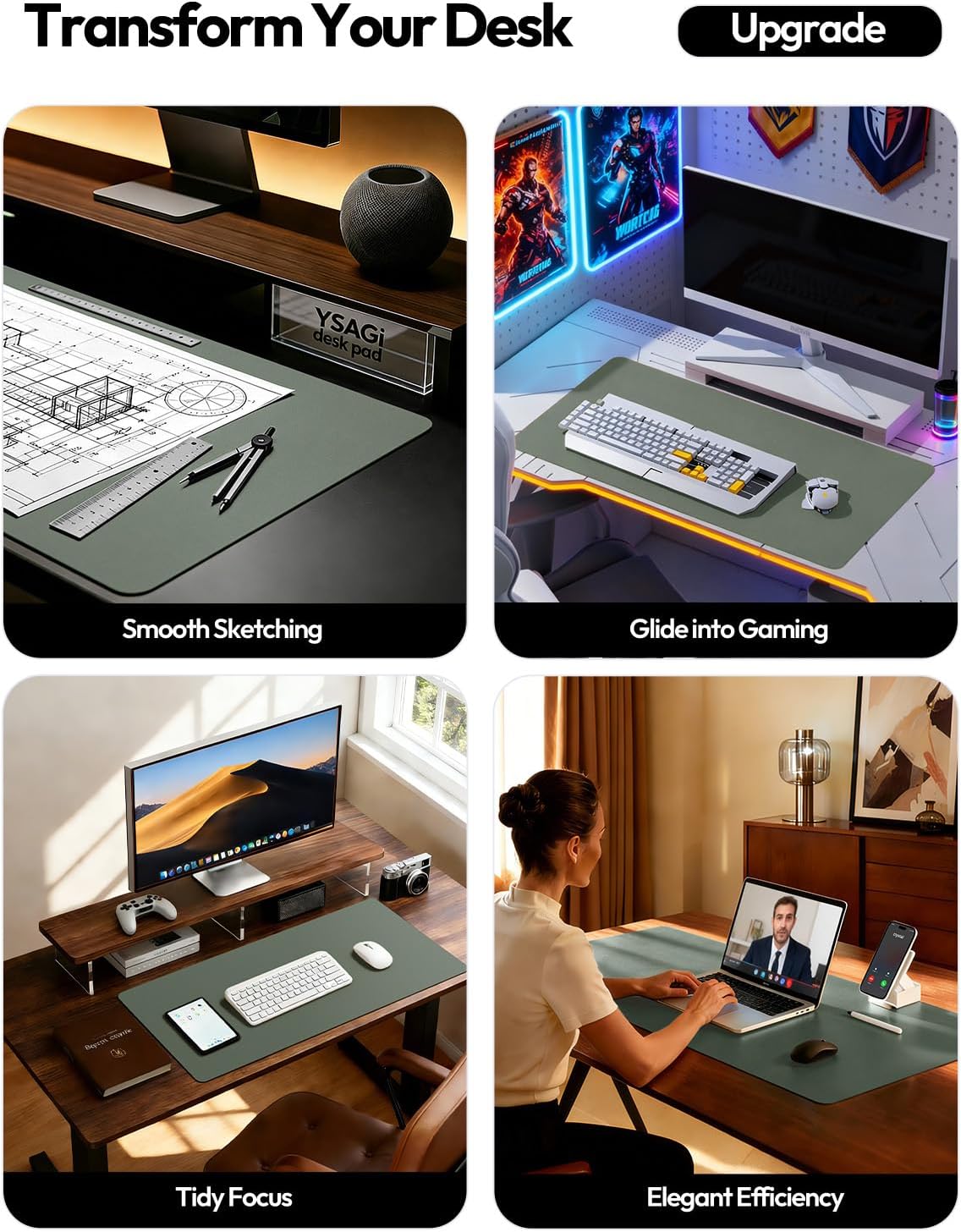 Schreibtischunterlage aus Lede – Leather Desk Pad Bewertung und Preis