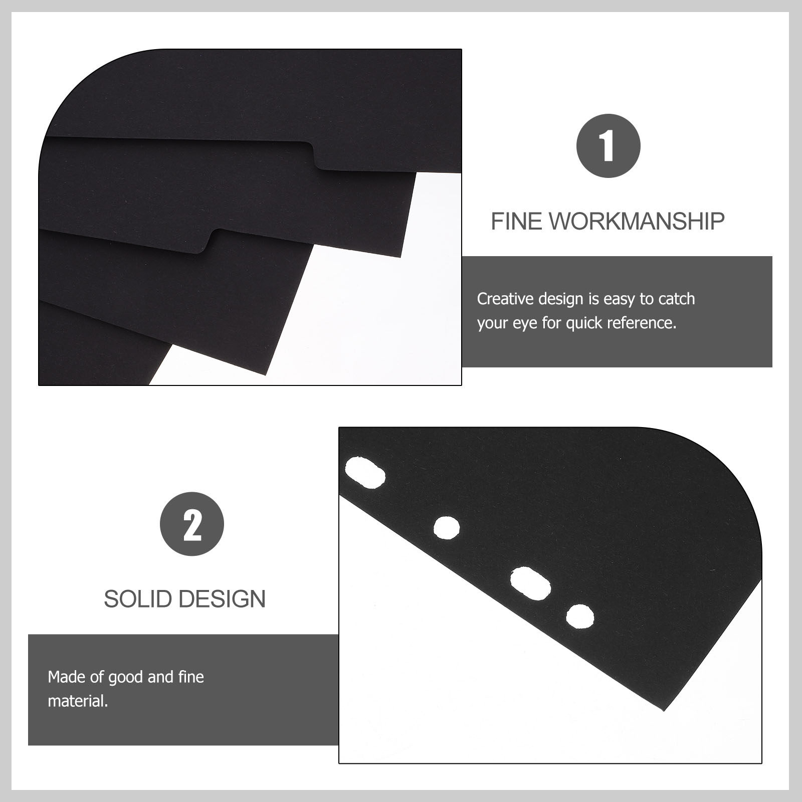 5 Blatt Index-Trennblätter A4  – Tab Divider A4 Bewertung und Preis