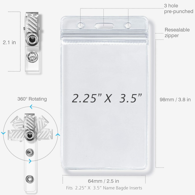 Ausweishalter mit Metall-Badge – Index Card Holder Bewertung und Preis