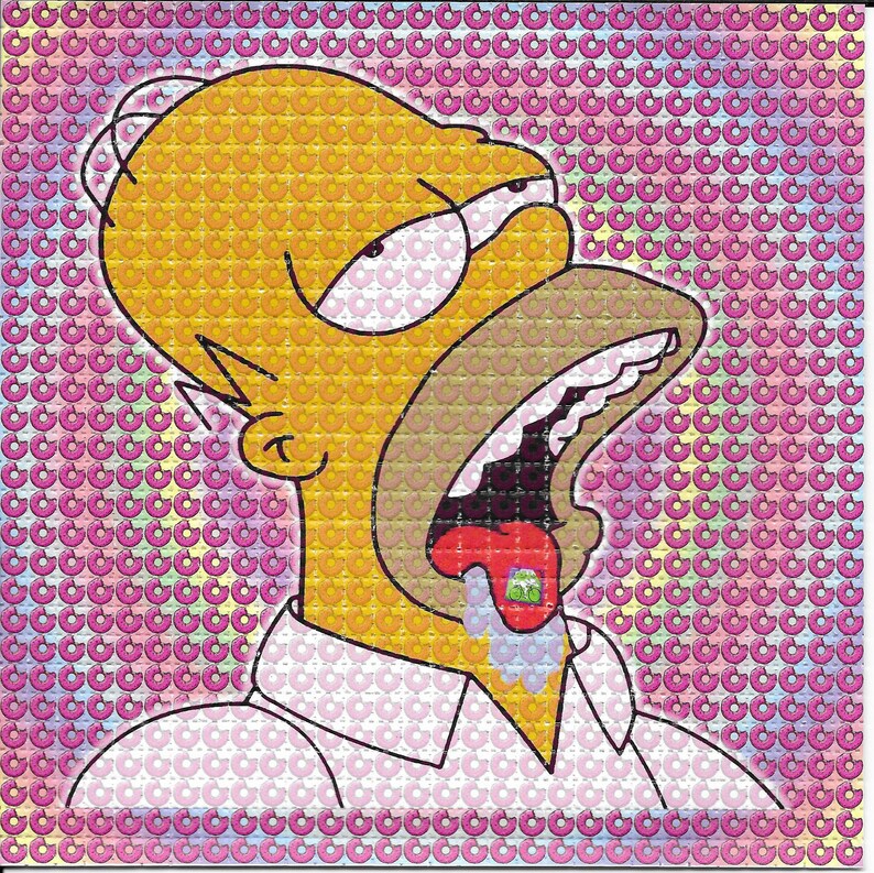 Dotiert Homer Psychedelic Säur – Ink Blotter Paper Bewertung und Preis