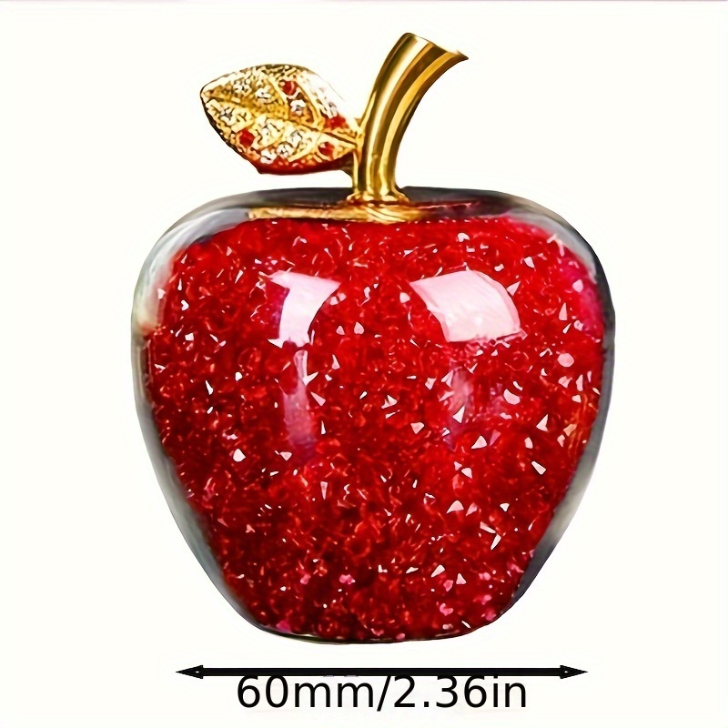 Farben Kristall Apfel Brief be – Paper Weight Crystal Bewertung und Preis