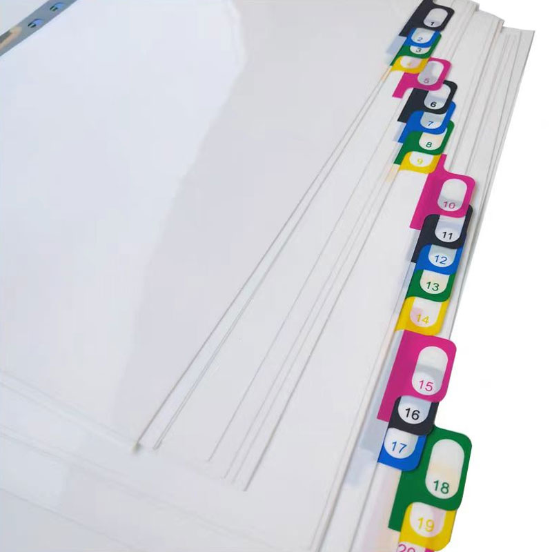 5/10/20 Blatt/Lot A4 Teiler In – Tab Divider A4 Bewertung und Preis