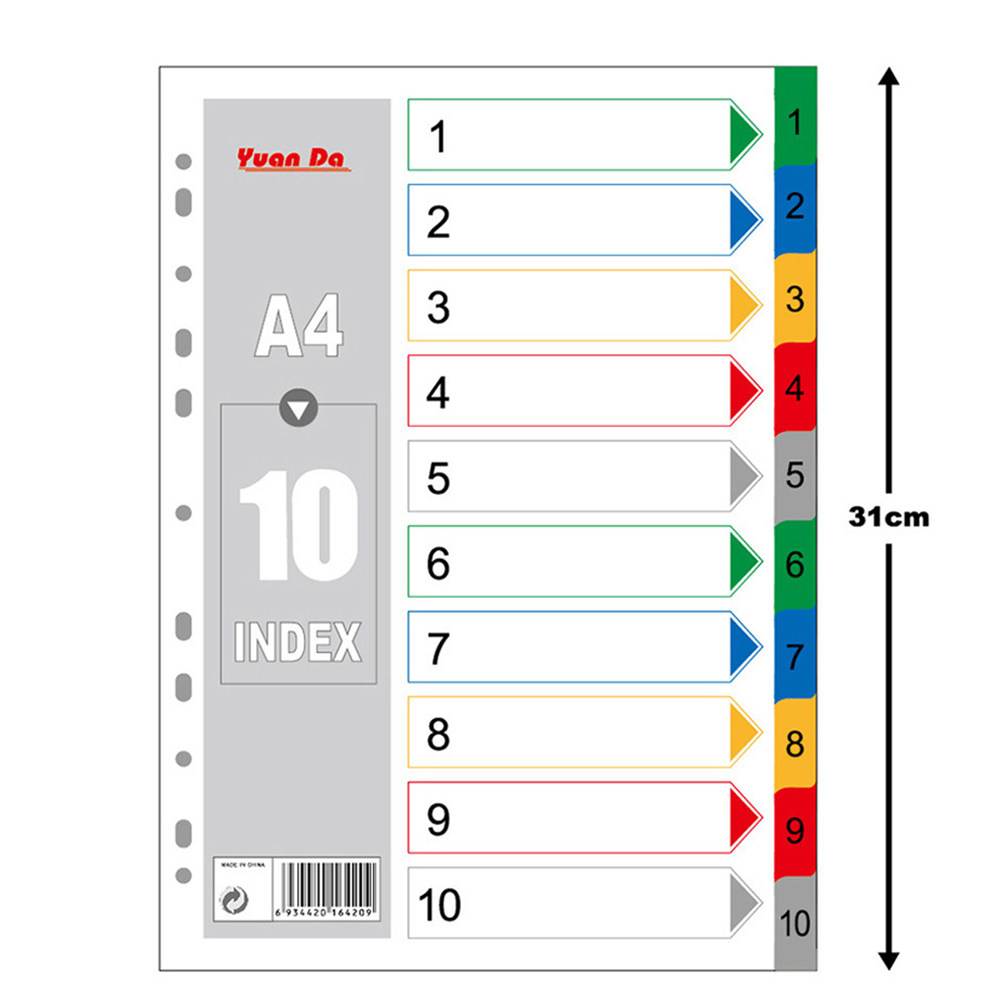 40 Stück A4 Index-Trennblätter – Tab Divider A4 Bewertung und Preis