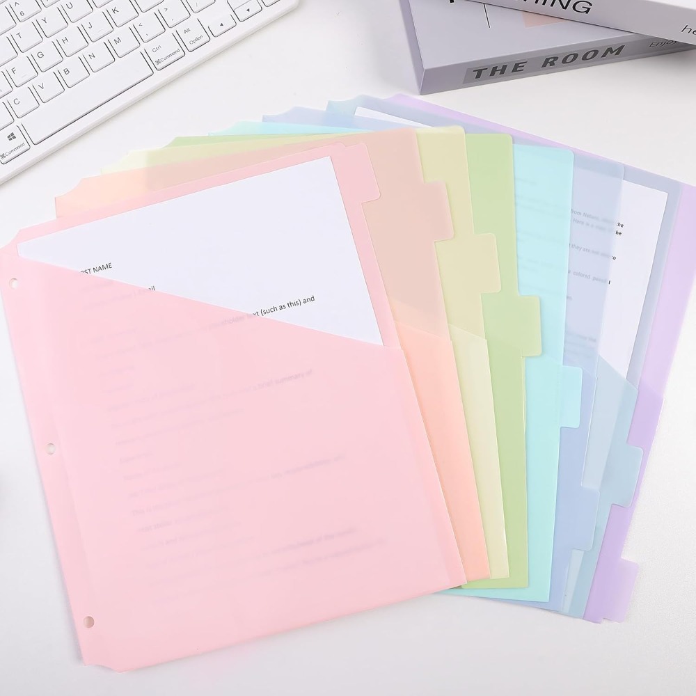 8 Stück langlebige A4-Pastell- – Tab Divider A4 Bewertung und Preis