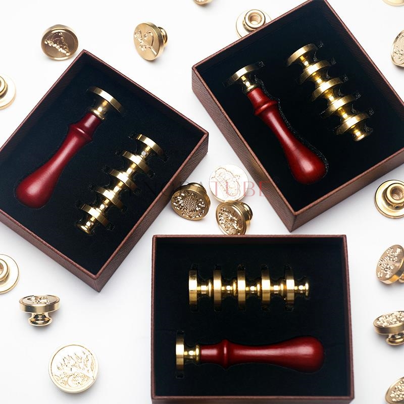 6 Kupfer Wachssiegel-Stempelkö – Wax Seal Stamp Set Bewertung und Preis