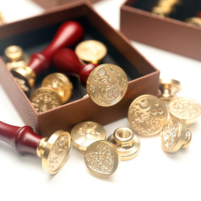6 Kupfer Wachssiegel-Stempelkö – Wax Seal Stamp Set Bewertung und Preis