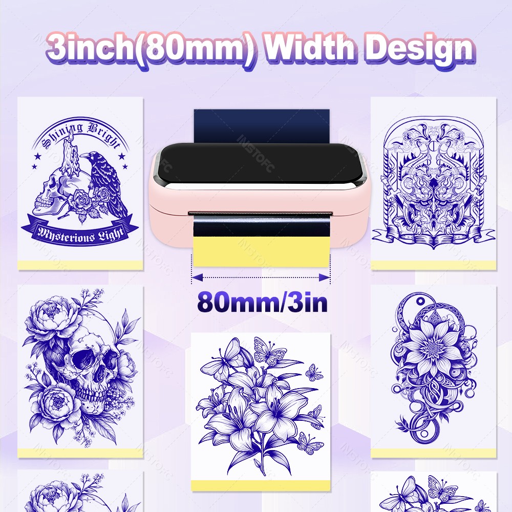 Mini Tattoo-Schablonendrucker  – Ink Blotter Paper Bewertung und Preis