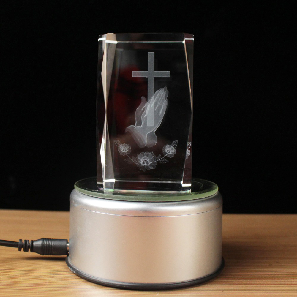 3D Laser Kristall Religiöser W – Paper Weight Crystal Bewertung und Preis