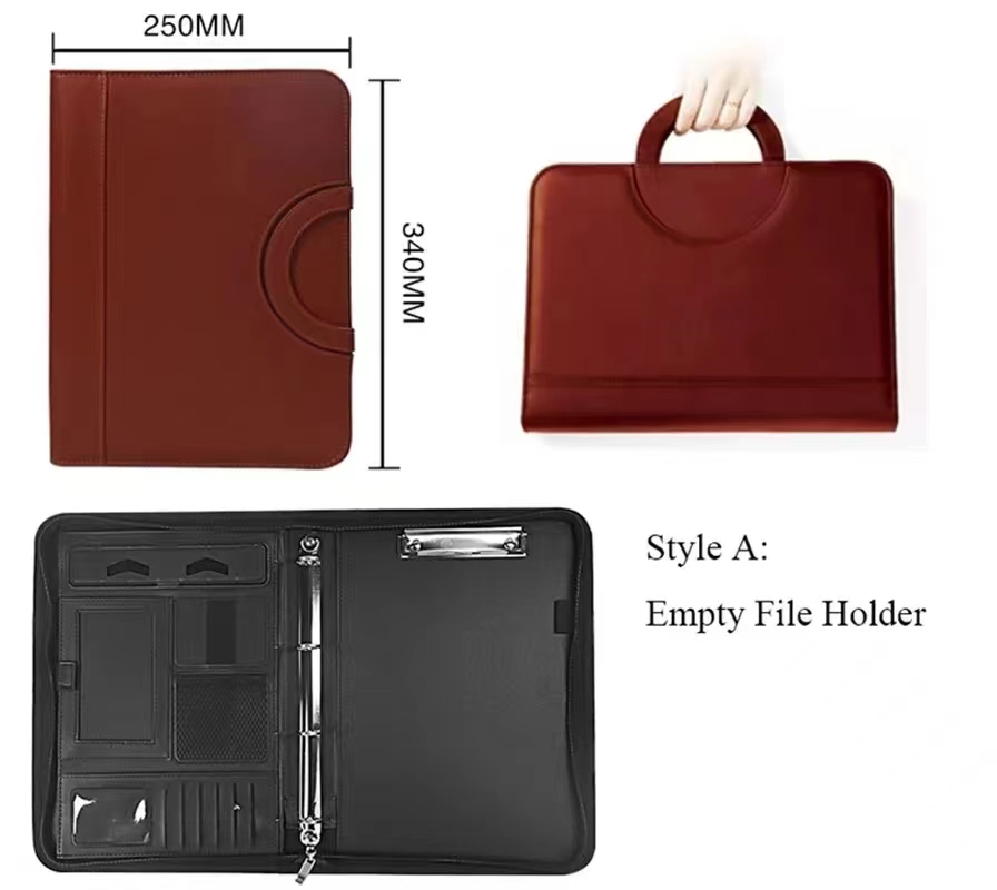 PU-Leder A4 Reißverschluss Tas – Binder A4 Lever Bewertung und Preis