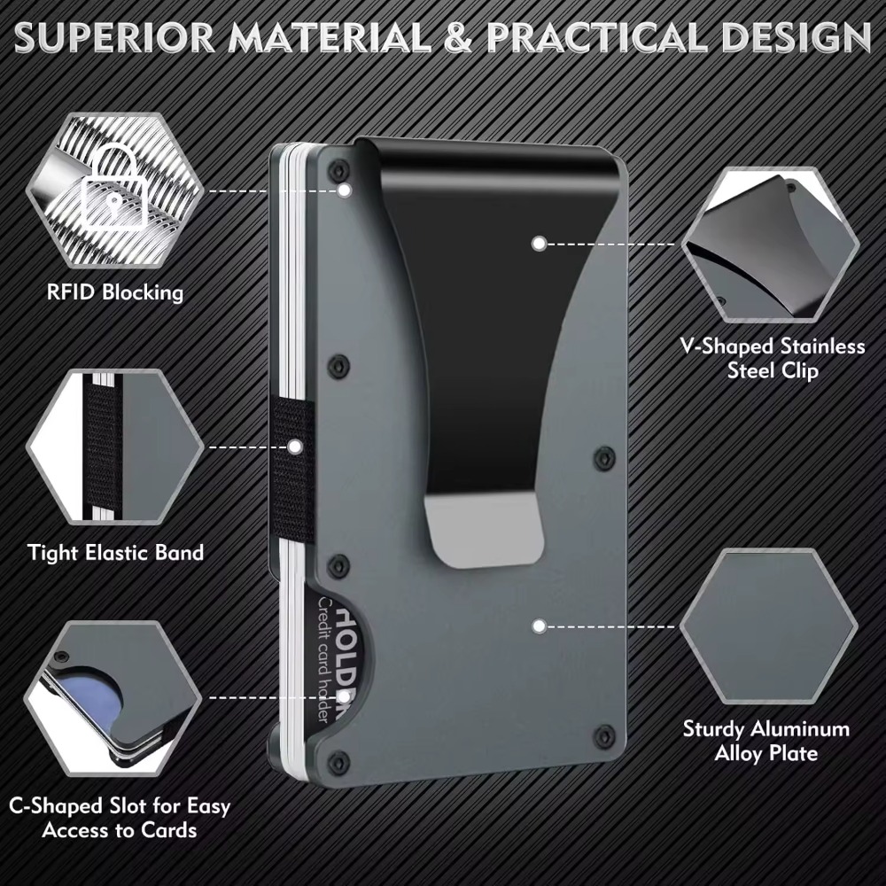 RFID-blockierender Kartenhalte – Index Card Holder Bewertung und Preis