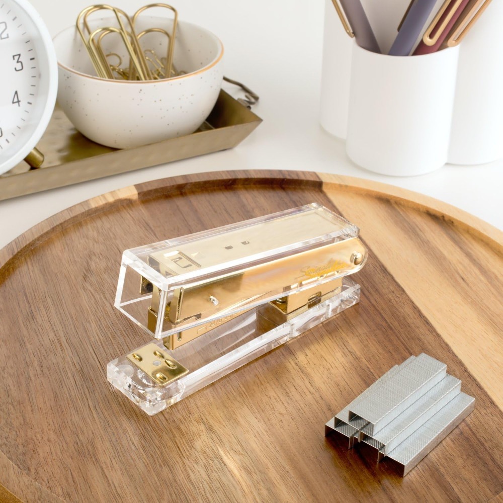 Kompakter Transparenter Acryl- – Stapler Half Strip Bewertung und Preis