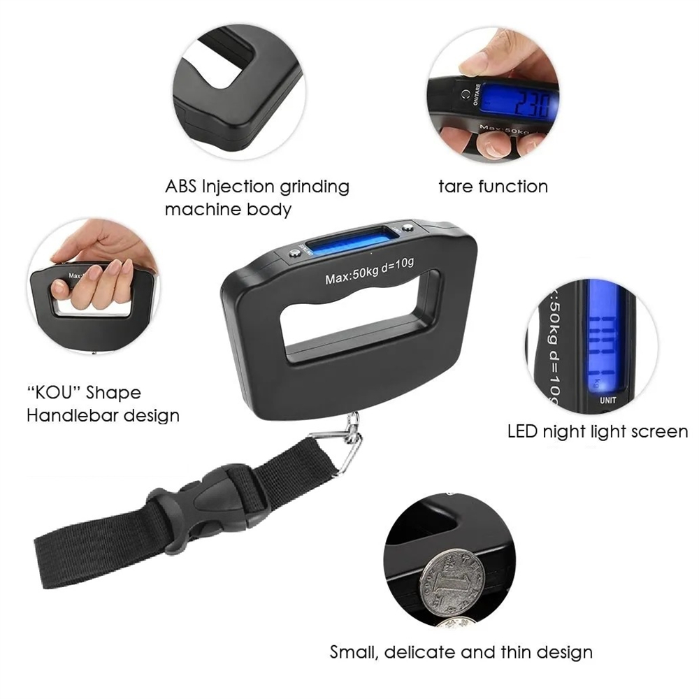 Tragbare LCD-Digital-Hängewaag – Tape Dispenser Weighted Bewertung und Preis