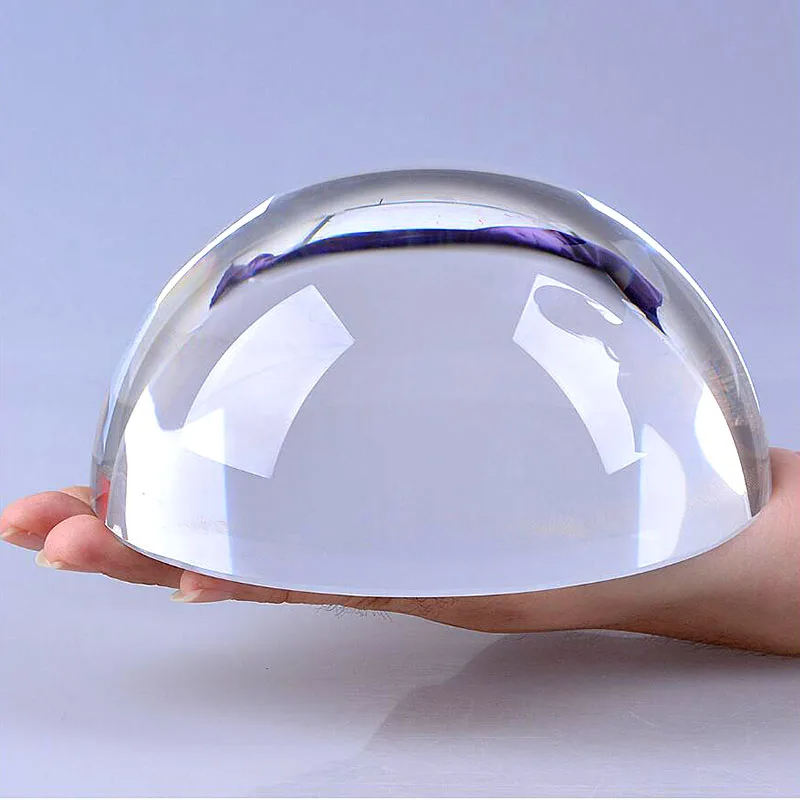Kristall halbkugel Glas halbe  – Paper Weight Crystal Bewertung und Preis
