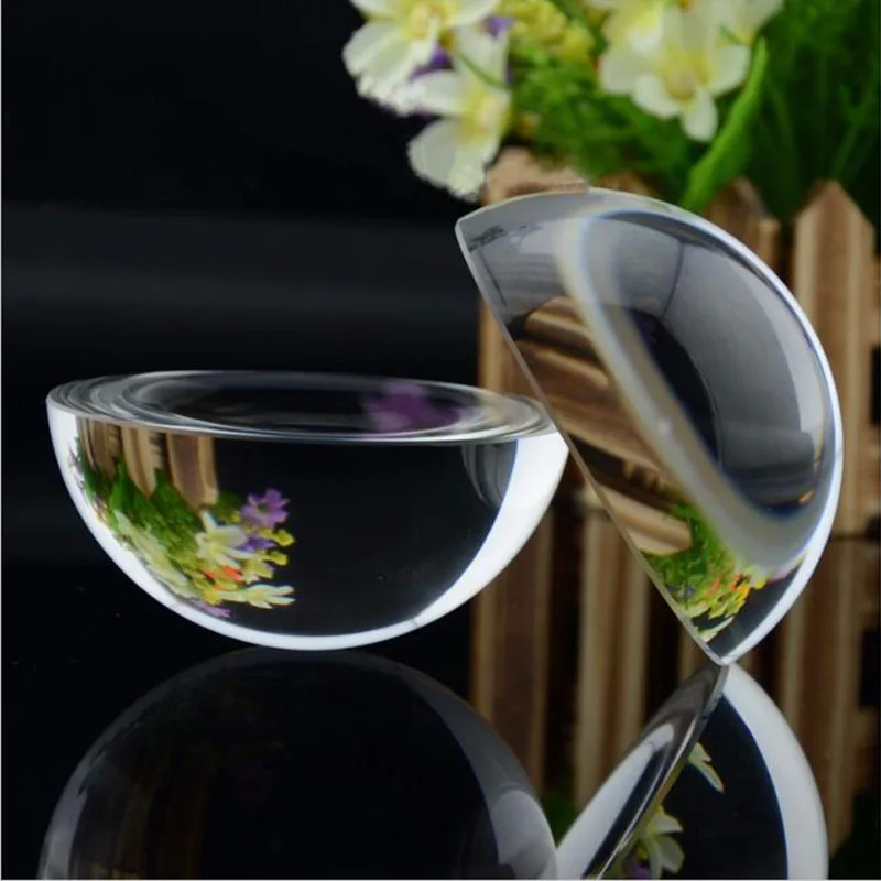 Kristall halbkugel Glas halbe  – Paper Weight Crystal Bewertung und Preis