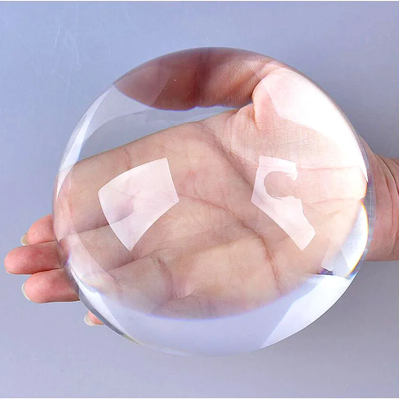 Kristall halbkugel Glas halbe  – Paper Weight Crystal Bewertung und Preis