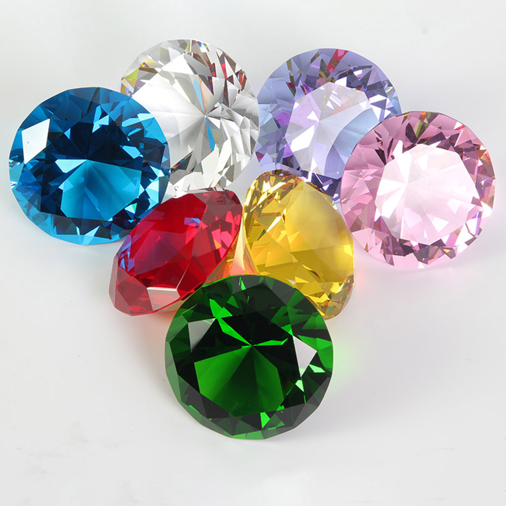 10-Farben-Kristall-Briefbeschw – Paper Weight Crystal Bewertung und Preis