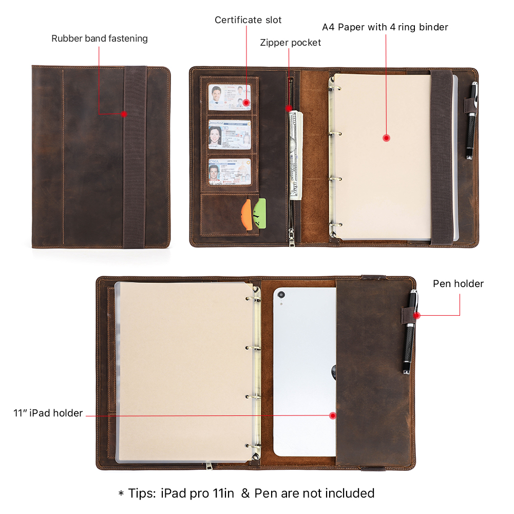 Luxuriöses Retro-Business-A4-N – Binder A4 Lever Bewertung und Preis