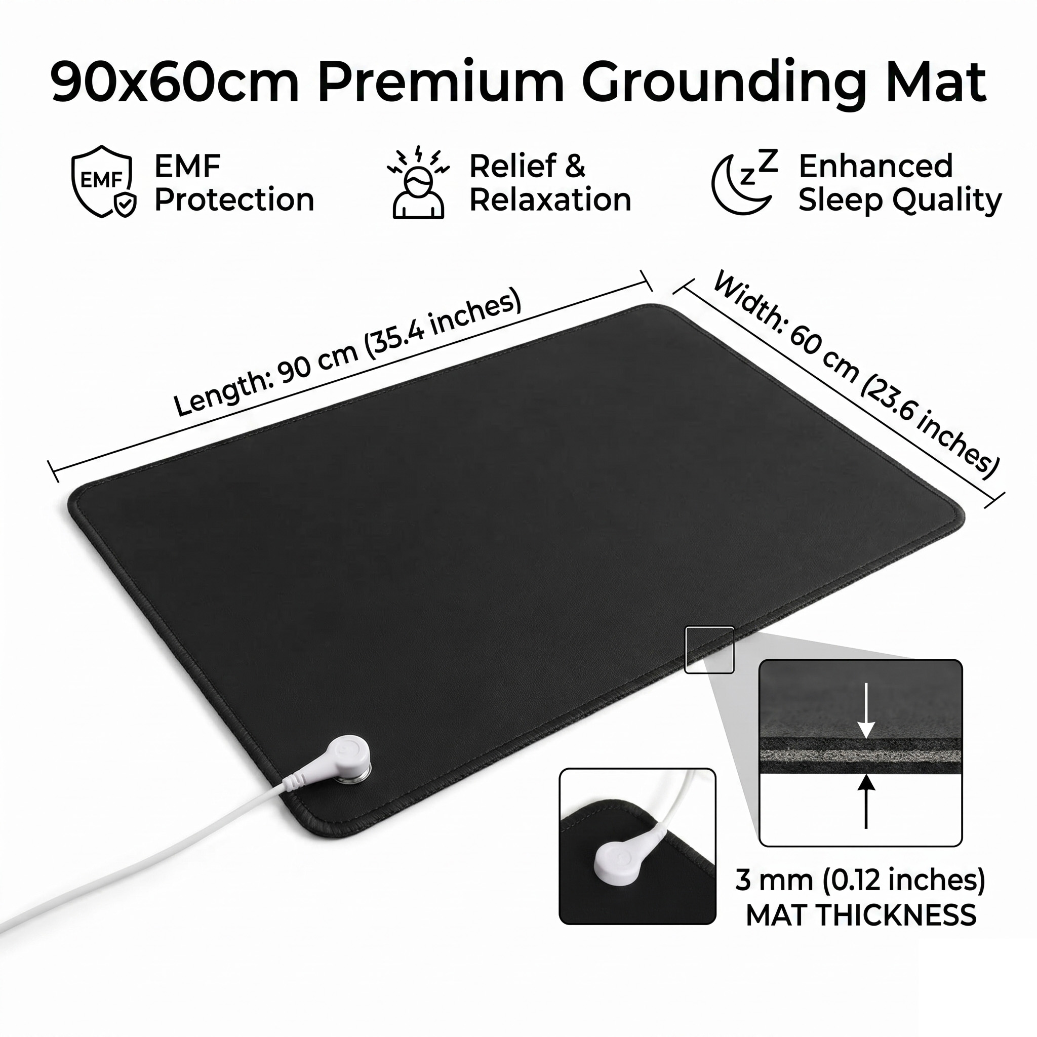 3mm PU-Leder Erdungsmatte Anti – Leather Desk Pad Bewertung und Preis