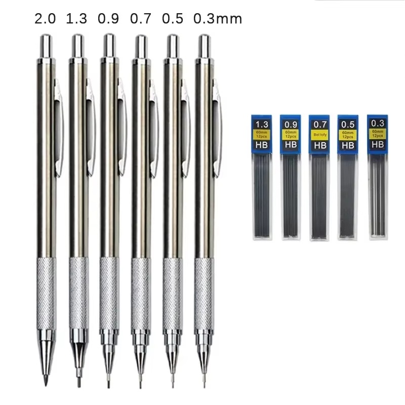 Metall-Druckbleistift-Set 0,3/ – Mechanical Pencil 0.3 Bewertung und Preis